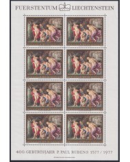 F-EX43855 LIECHTENSTEIN MNH 1977 400th ANNIV RUBENS ART PAINTING.