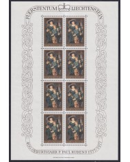 F-EX43855 LIECHTENSTEIN MNH 1977 400th ANNIV RUBENS ART PAINTING.