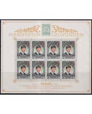 F-EX43854 LIECHTENSTEIN MNH 1987 HEREDITARY PRINCE ALOIS SHEET.