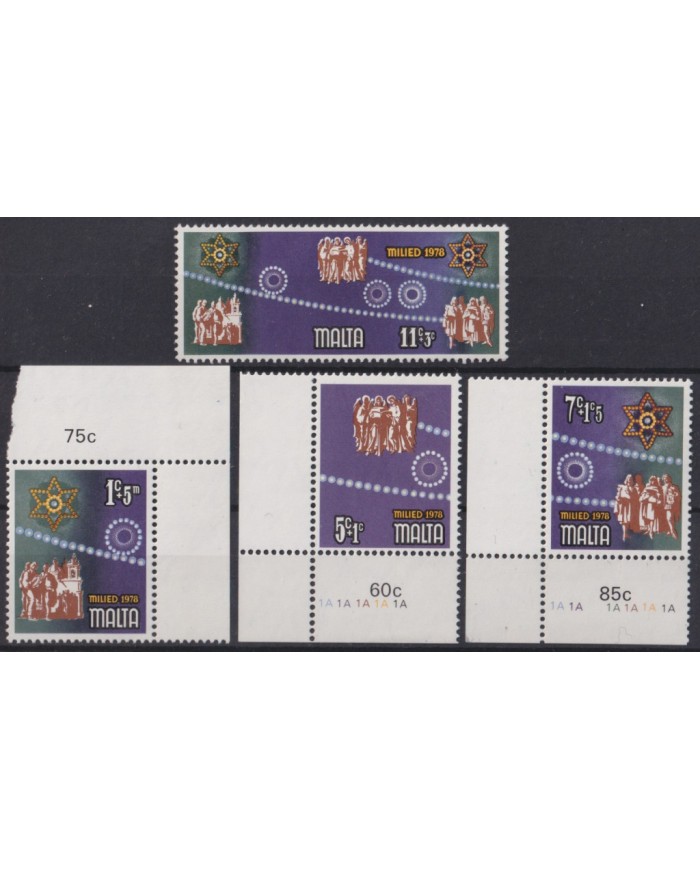 F-EX43429 MALTA MNH 1978 CHRISTMAS NAVIDAD ART DRAWING RELIGION.