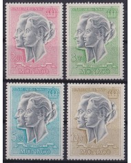 F-EX44819 MONACO MNH 1966-71 PRINCESS GRACE KELLY & RAINIER.