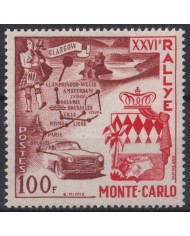 F-EX43690 MONACO MLH 1956 AUTO AUTOMOVIL RACE RALLY.