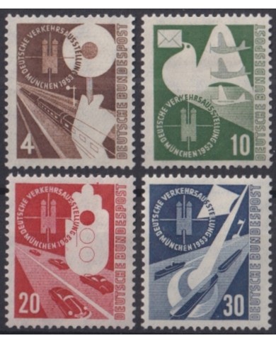 F-EX47293 GERMANY 1953 MLH TRAFFIC ROAD & COMMUNICATIONES.
