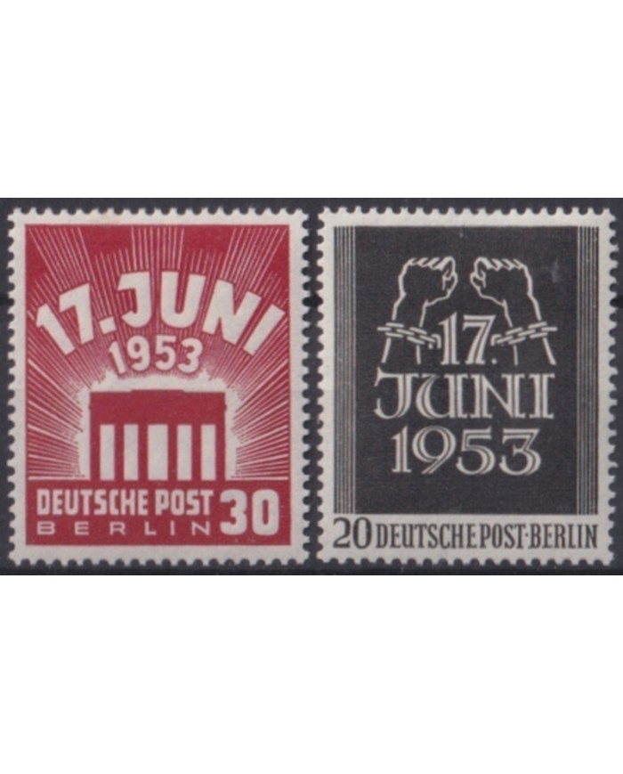 F-EX47155 GERMANY BERLIN 1953 MLH BRANDEMBURG GATES FREEDOM.