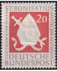 F-EX47178 GERMANY 1954 MLH ANNIV ST BONIFATIUS RELIGION.
