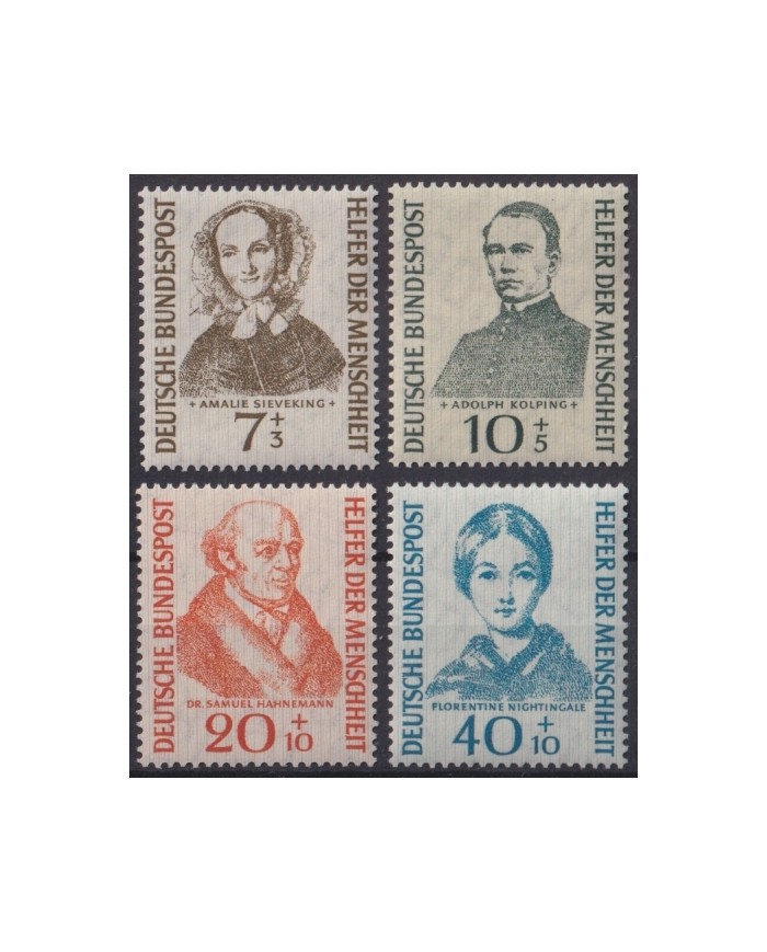 F-EX47289 GERMANY 1955 MLH RELIEF FUND FLORENTINE NIGHTINGALE ADOLF KOLPING.
