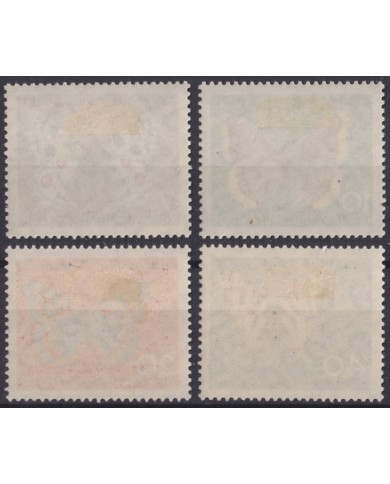 F-EX47286 GERMANY MLH 1962 YOUNTH WELFARE BUTTERFLIES MARIPOSAS PAPILLON.