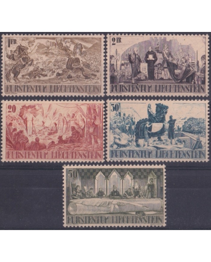 F-EX47331 LIECHTENSTEIN MNH 1942 HOUSE OF MONTFORT.