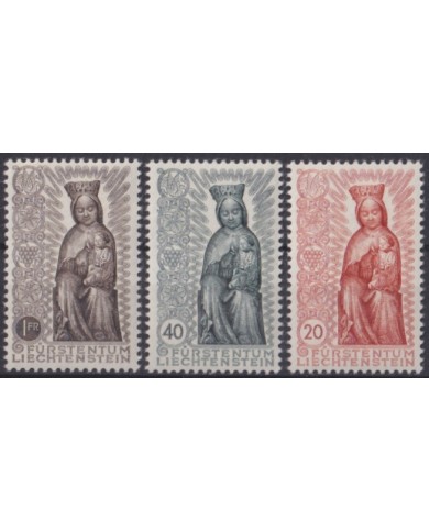 F-EX47344 LIECHTENSTEIN MNH 1954 TERMINATION OF MARIAN YEAR MADONNA.