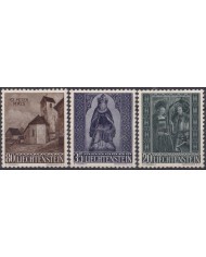 F-EX47322 LIECHTENSTEIN MNH 1958 CHRISTMAS NAVIDAD ART SCUTURE.