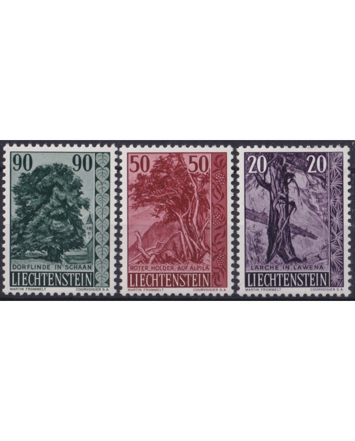 F-EX47320 LIECHTENSTEIN MNH 1959 FOREST SHRUBS TREE.