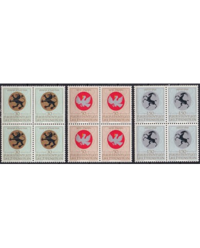 F-EX47347 LIECHTENSTEIN MNH 1969 LOCAL COAST OF ARMS BLOCK 4.