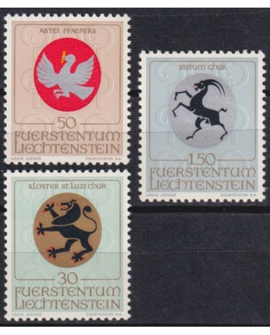 F-EX47348 LIECHTENSTEIN MNH 1969 LOCAL COAST OF ARMS.
