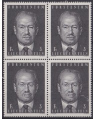 F-EX47366 LIECHTENSTEIN MNH 1970 3fr PRINCE BLOCK 4.