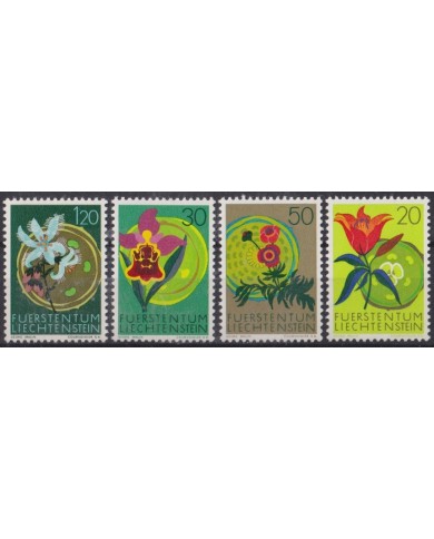 F-EX47339 LIECHTENSTEIN MNH 1970 FLOWER FLORES ORCHID ORQUIDEAS.