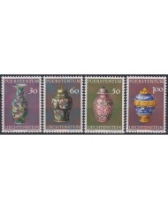 F-EX47338 LIECHTENSTEIN MNH 1974 CHINA ANTIQUE CASTLE TREASURY VESSELS CUP.