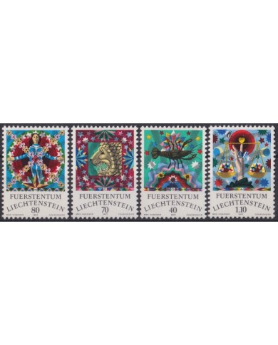 F-EX47340 LIECHTENSTEIN MNH 1977 SIGNS OF ZODIAC.