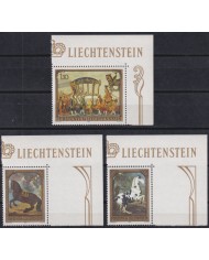 F-EX47374 LIECHTENSTEIN MNH 1978 ART PAINTING ART CARRIAGE HORSE.