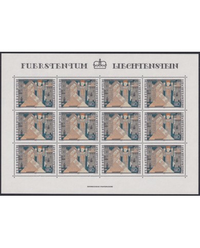 F-EX46606 LIECHTENSTEIN MNH 1979 CHRISTMAS NAVIDAD ART TAPESTRY SHEET.