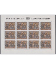 F-EX46606 LIECHTENSTEIN MNH 1979 CHRISTMAS NAVIDAD ART TAPESTRY SHEET.