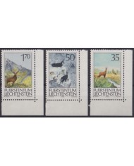 F-EX47371 LIECHTENSTEIN MNH 1986 ANIMALS HUNTING DEER ROEBUCK STAG
