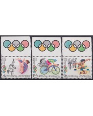 F-EX47380 LIECHTENSTEIN MNH 1996 100th ANNIV OLYMPIC MOV ATHLETISM CYCLE.