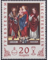F-EX47379 LIECHTENSTEIN MNH 1997 ART PAINTING ST LUCIO & ST FIORINO.