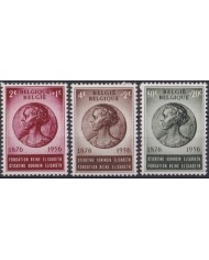 F-EX47399 BELGIUM MNH 1956 QUEEN ELIZABETH FUNDATION.
