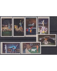 F-EX46890 MONGOLIA MHN 1986 CIRCUS ACROBATS.