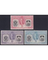 F-EX43687 NYASSALAND MNH 1951 DIAMOND JUBILEE. NO COMPLETE.