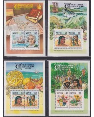 F-EX47470 NEVIS MNH 1986 SPECIAL SHEET LIMITED EDITION COLUMBUS DISCOVERY.