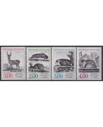 F-EX47476 FRANCE MNH 1988 WILDLIFE NATURAL HISTORY FOX ANTELOPE.