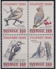 F-EX47489 SWEDEN SVERIGE 1984 MNH CHRISTMAS NAVIDAD BIRD AVES PAJAROS.