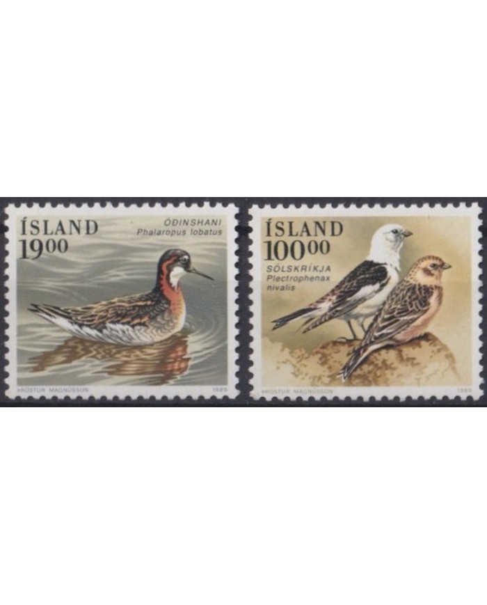 F-EX47513 ICELAND ISLAND MNH 1989 BIRD AVES PAJAROS.