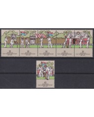 F-EX47520 AUSTRALIA MNH 1977 TEST CRICKET CENTENARY.