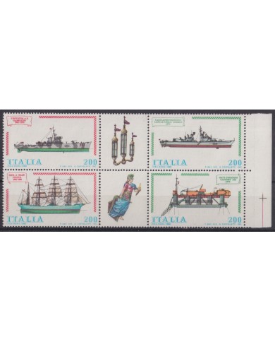 F-EX47527 ITALY MNH 1980 HISTORIC SHIP BARCOS.