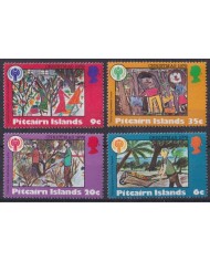 F-EX47531 PITCAIRN IS MNH 1979 CHARISTMAS NAVIDAD NAIF ART PAINTING UNICEF.