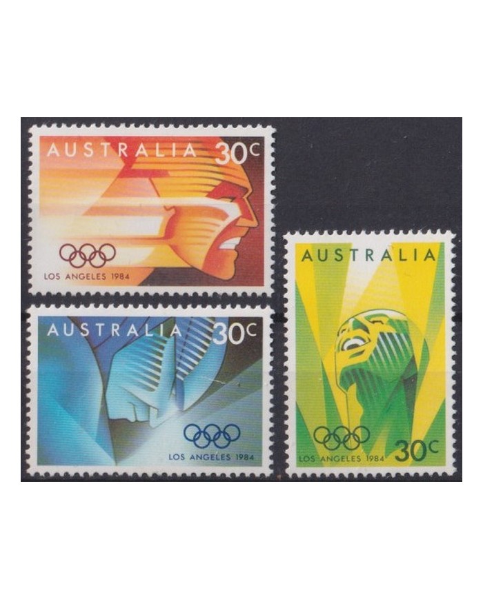 F-EX47537 AUSTRALIA MNH 1984 OLYMPIC GAMES LOS ANGELES.
