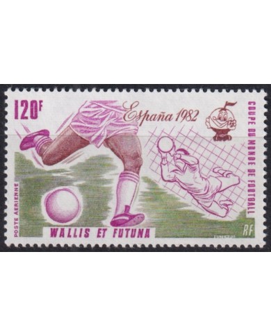 F-EX47550 WALLIS ET FUTUNA MNH 1982 CHAMPIONSHIP SOCCER FOOTBALL.