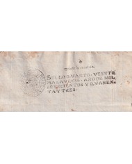 1743-PS-14 ESPAÑA SPAIN REVENUE SEALLED PAPER PAPEL SELLADO 1743 SELLO 4to.