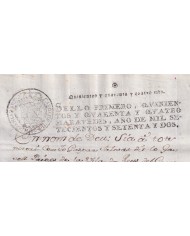 1772-PS-12 ESPAÑA SPAIN REVENUE SEALLED PAPER PAPEL SELLADO 1772 SELLO 1ro.