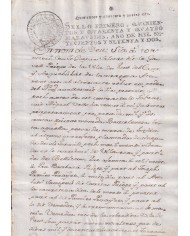 1772-PS-12 ESPAÑA SPAIN REVENUE SEALLED PAPER PAPEL SELLADO 1772 SELLO 1ro.