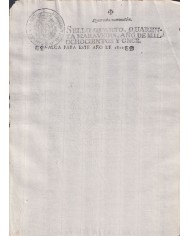 1812-PS-62 ESPAÑA SPAIN REVENUE SEALLED PAPER 1811 TO 1812 OVERPRINT SELLO 4to.