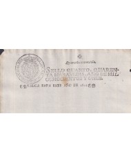 1812-PS-63 ESPAÑA SPAIN REVENUE SEALLED PAPER 1811 TO 1812 OVERPRINT SELLO 4to.