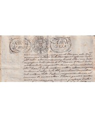 1819-PS-9  ESPAÑA SPAIN REVENUE SEALLED PAPER PAPEL SELLADO 1819 SELLO 4to.