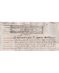 1825-PS-16 ESPAÑA SPAIN REVENUE SEALLED PAPER PAPEL SELLADO 1825 SELLO 2do.