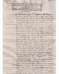 1825-PS-16 ESPAÑA SPAIN REVENUE SEALLED PAPER PAPEL SELLADO 1825 SELLO 2do.