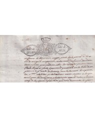 1826-PS-74 ESPAÑA SPAIN REVENUE SEALLED PAPER PAPEL SELLADO 1826 SELLO 4to.