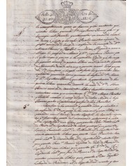 1826-PS-75 ESPAÑA SPAIN REVENUE SEALLED PAPER PAPEL SELLADO 1826 SELLO 4to.