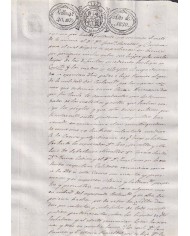 1830-PS-93 ESPAÑA SPAIN REVENUE SEALLED PAPER PAPEL SELLADO 1830 SELLO 4to.